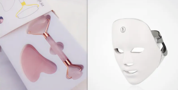 Masque facial de luminothérapie pour le rajeunissement de la peau