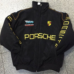 Blouson de course F1 - Vêtement d'extérieur brodé style vintage