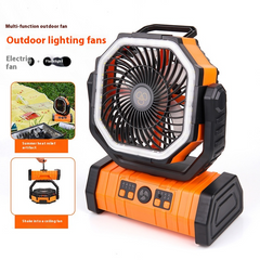 Banque d'alimentation extérieure pour appareils ménagers avec ventilateur de camping et lumière LED