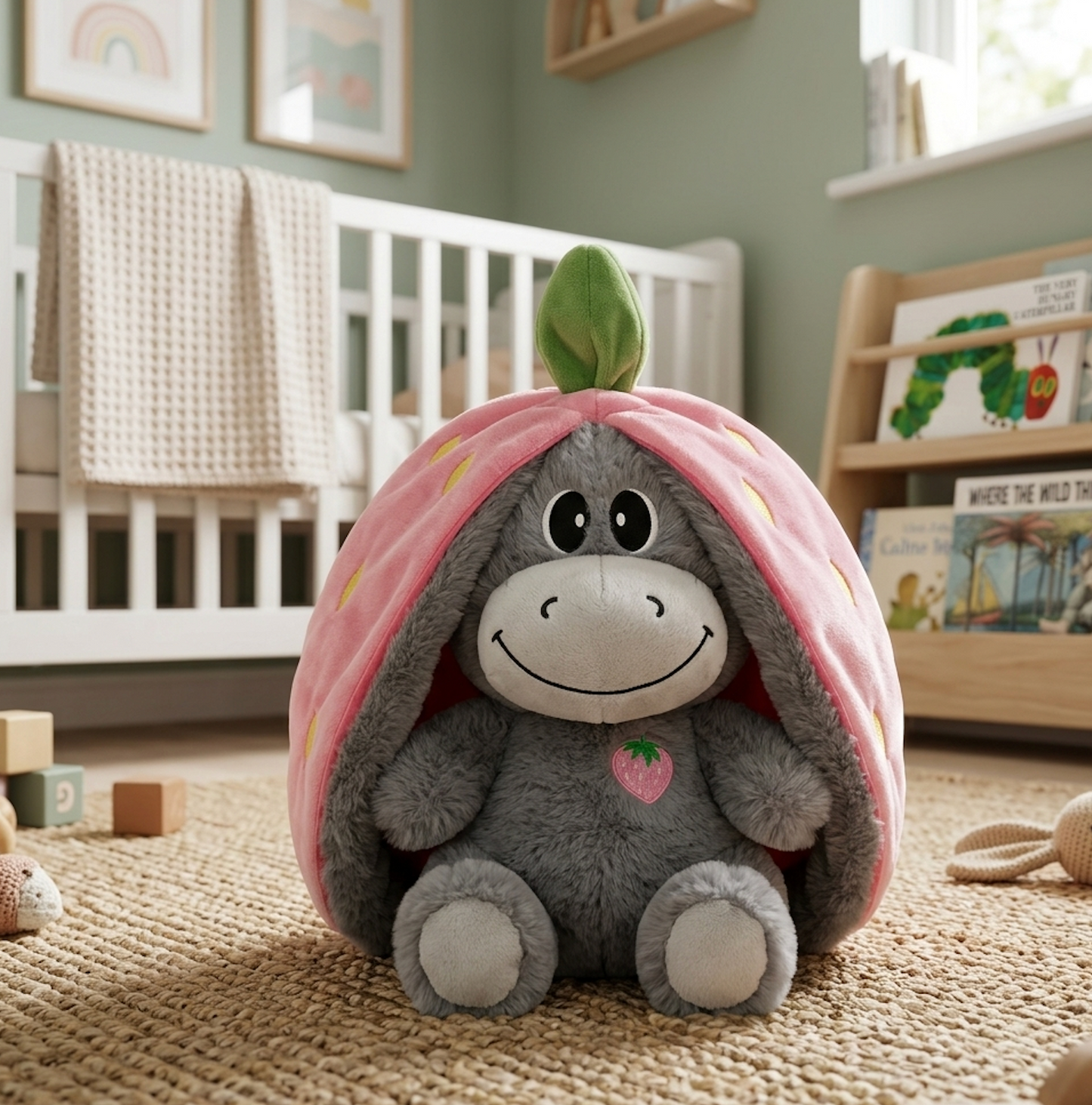 Poupée musicale en peluche respirante