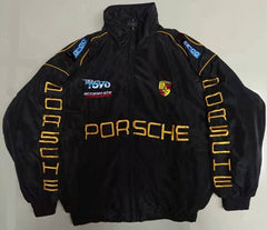 Blouson de course F1 - Vêtement d'extérieur brodé style vintage