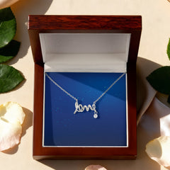 Scripted Love Necklace