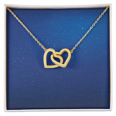 Interlocking Hearts Necklace -