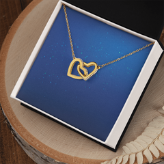Interlocking Hearts Necklace -