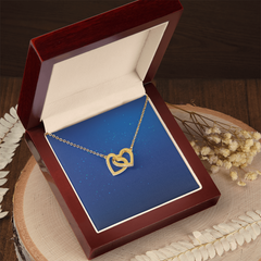 Interlocking Hearts Necklace -