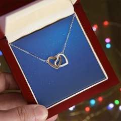 Interlocking Hearts Necklace -